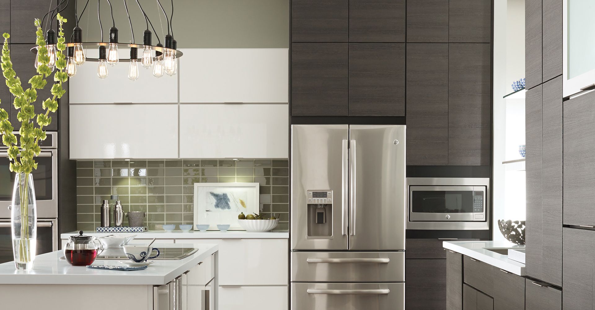Modern white kitchen